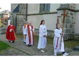 Firmung in St. Crescentius (Foto. Karl-Franz Thiede)